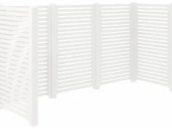 Holz Mülltonnenverkleidung Tokyo Nadelholz Schwarz 281 cm x 100 cm x 148 cm*Plus Best