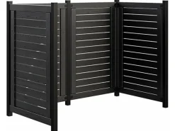 Plus Mülltonnenboxen|Holz Mülltonnenverkleidung Lund 165 cm x 85 cm x 124 cm