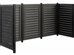 Holz Mülltonnenverkleidung Lund 245 cm x 85 cm x 124 cm*Plus