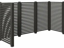 Holz Mülltonnenverkleidung Tokyo Holz Umbragrau 281 cm x 100 cm x 148 cm*Plus Hot