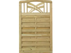 Plus Balkonsichtschutz|Holz Sichtschutzzaun Rondo Nadelholz druckimprägniert 90 cm x 142/146 cm