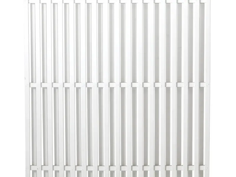 Holz Sichtschutzzaun Nagano Nadelholz Weiß 180 cm x 180 cm*Plus Hot