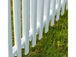 Holz Sichtschutzzaun Nagano Nadelholz Weiß 180 cm x 180 cm*Plus Hot