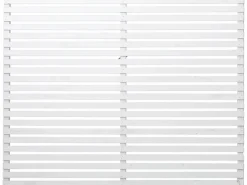 Holz Sichtschutzzaun Tokyo Nadelholz Weiß 180 cm x 140 cm*Plus