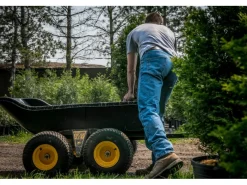 Anhänger Schubkarre TA1500 Schwarz 249 cm x 137 cm*Polar Sale