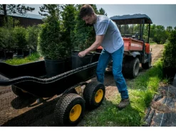 Anhänger Schubkarre TA1500 Schwarz 249 cm x 137 cm*Polar Sale