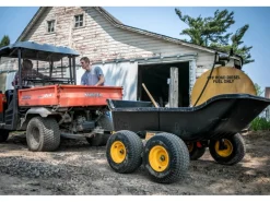 Anhänger Schubkarre TA1500 Schwarz 249 cm x 137 cm*Polar Sale