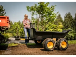 Anhänger Schubkarre TA1500 Schwarz 249 cm x 137 cm*Polar Sale