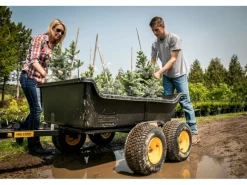 Anhänger Schubkarre TA1500 Schwarz 249 cm x 137 cm*Polar Sale