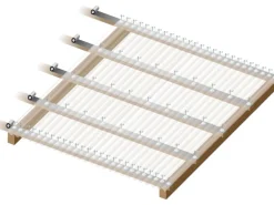 Gutta Pavillons|Polyesterwellbahn 76/18 Natur 200 cm x 500 cm