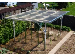 Gutta Pavillons|Polyesterwellbahn 76/18 Natur 200 cm x 500 cm