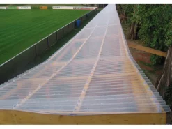 Gutta Pavillons|Polyesterwellbahn 76/18 Natur 200 cm x 500 cm