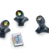 Teich- und Gartenbeleuchtung PondoStar LED RGBW Set 3*pontec Discount
