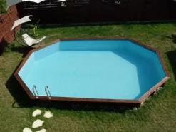 Holz Pool Bahamas Folie (0,6 mm) 436 x 336 x 119 cm*Poolcrew