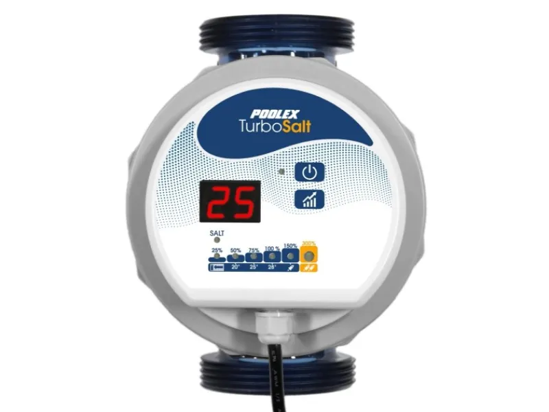 Poolex Pooltechnik|Salzelektrolyse Anlage Turbo Salt 100 Pool bis 10m³ Desinfektion ohne Chlor