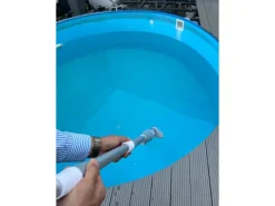 Pool-Handsauger inkl. Akku und Ladegerät Weiß-Grau* Discount