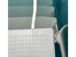 Poolomio Pooltechnik|Edelstahlleiter mit Handlauf 4-stufig für Pools bis 140 cm