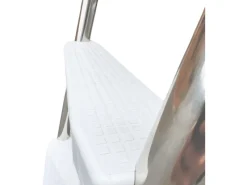 Poolomio Pooltechnik|Edelstahlleiter mit Handlauf 4-stufig für Pools bis 140 cm