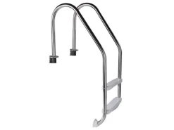 Poolleiter Einhängeleiter Edelstahl  2-stufig für Pools ab  0,90 m*Poolomio Sale