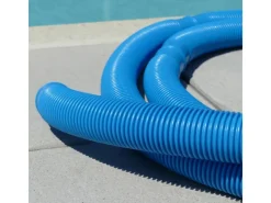 Poolschlauch 32mm Blau mit Trennmuffen, 6,6 Meter*Poolomio Online