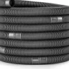 Poolomio Poolreinigung|Solarschlauch 32mm Schwarz mit Trennmuffen, 6 Meter