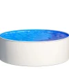 Stahlwandpool Set Rund 360 x 120 cm Weiß Aufstellpool mit Innenfolie, Skimmer und Einlaufdüse*Poolomio Discount