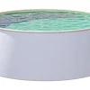 Poolomio Aufstellpools|Stahlwandpool Set Rund 600 x 120 cm Aufstellpool mit 0,6 mm Stahlwand, 0,6 mm Innenfolie Sand, Skimmer und Einlaufdüse