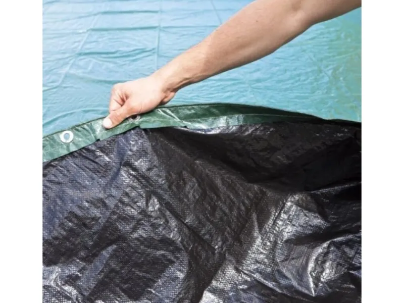 Winterplane Pool Winterabdeckung 110 my Oval 800 x 400 cm*Poolomio Outlet