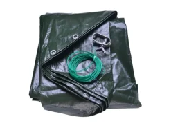 Poolomio Pool Abdeckung|Einbaupools|Winterplane Premium Winterabdeckung 200 my Rund 500 cm