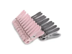 Wäscheklammern Anthrazit Rosa 40er Pack*ProHome Discount