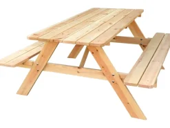 Promadino Bierzeltgarnituren|Bierbank Babylon Kiefer Natur (BxTxH) 177 cm x 155 cm x 74 cm