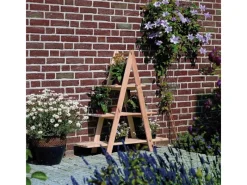 Dekoleiter groß Natur Kiefernholz unbehandelt (LxBxH) 101x31x112 cm*Promadino Online