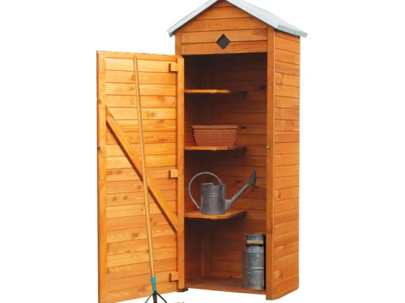 Promadino Gartenschränke|Gartenschrank Babylon (BxTxH) 78 x 49,5 x 194,5 cm