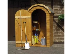 Geräteschrank Roma klein Kiefernholz (BxTxH) 110 x 83 x 180 cm*Promadino Discount