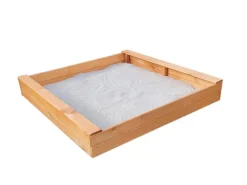 Promadino Gartenspielgeräte|Sandkasten "Multi" Basis Kiefernholz (BxTxH) 140 cm x 140 cm x 22 cm