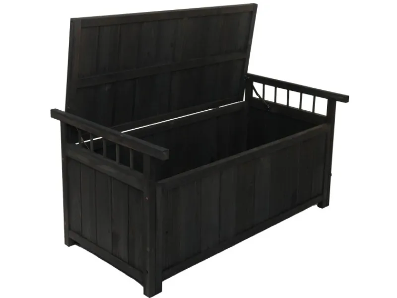 PROREGAL Auflagenboxen|Aufbewahrungstruhe HxBxT 53x108x60cm Tanne Holz Gartentruhe Auflagenbox Truhe