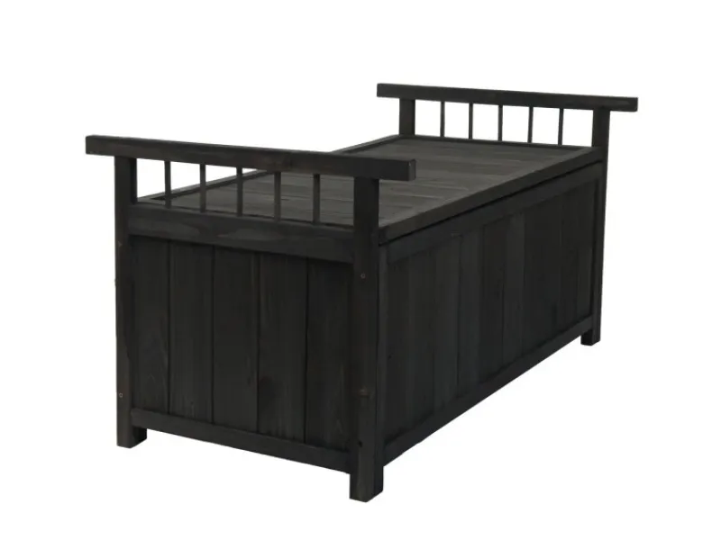 PROREGAL Auflagenboxen|Aufbewahrungstruhe HxBxT 53x108x60cm Tanne Holz Gartentruhe Auflagenbox Truhe