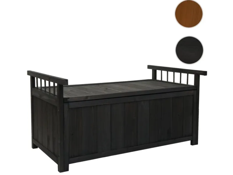 PROREGAL Auflagenboxen|Aufbewahrungstruhe HxBxT 53x108x60cm Tanne Holz Gartentruhe Auflagenbox Truhe