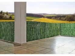 PROREGAL Balkonsichtschutz|Balkonsichtschutz 100x300x1cm Zaun Tanne Hell