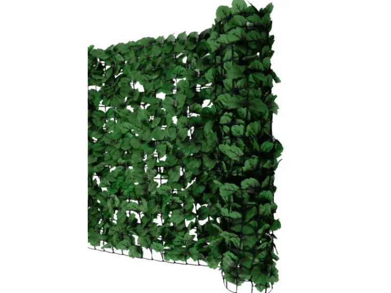 PROREGAL Balkonsichtschutz|Balkonsichtschutz 100x500x1cm Zaun Blatt Dunkel