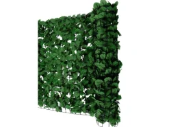 PROREGAL Balkonsichtschutz|Balkonsichtschutz 150x300x1cm Zaun Blatt Dunkel