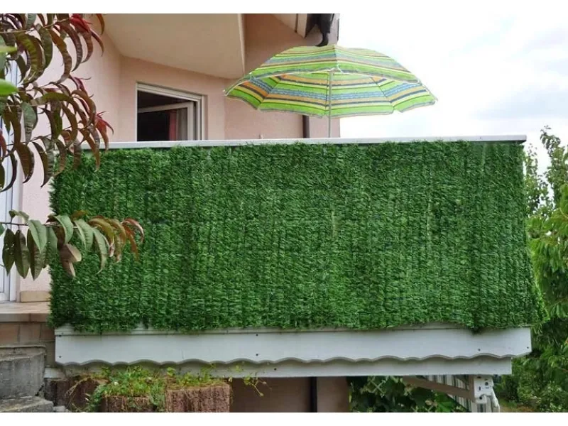 PROREGAL Balkonsichtschutz|Balkonsichtschutz 150x500x1cm Zaun Tanne Hell