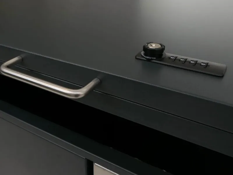 PROREGAL Weitere Ordnungssysteme Für Den Garten|4er-Mülltonnenverkleidung Mit Deckel HxBxT 122x250x84 cm Anthrazit Edelstahl Mülltonne 104kg