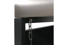 2er-Mülltonnenverkleidung Mit Pflanzkasten HxBxT 125x132x84 cm Anthrazit Holzoptik Hell Mülltonne 55kg*PROREGAL Online