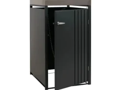 PROREGAL Weitere Ordnungssysteme Für Den Garten|1er-Mülltonnenverkleidung Mit Pflanzkasten HxBxT 125x68x84 cm Anthrazit Mülltonne 35kg