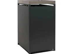 PROREGAL Weitere Ordnungssysteme Für Den Garten|1er-Mülltonnenverkleidung Mit Pflanzkasten HxBxT 125x68x84 cm Anthrazit Mülltonne 35kg