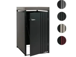 PROREGAL Weitere Ordnungssysteme Für Den Garten|1er-Mülltonnenverkleidung Mit Pflanzkasten HxBxT 125x68x84 cm Anthrazit Mülltonne 35kg
