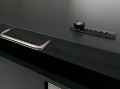 4er-Mülltonnenverkleidung Mit Deckel HxBxT 122x250x84 cm Anthrazit Holzoptik Dunkel Mülltonne 104kg*PROREGAL Sale