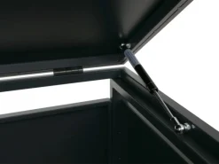 PROREGAL Weitere Ordnungssysteme Für Den Garten|1er-Mülltonnenverkleidung Mit Deckel HxBxT 122x68x84 cm Anthrazit Edelstahl Mülltonne 35kg