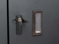 Fahrradgarage 2er 160x113x209cm Abschließbar Metall Anthrazit*PROREGAL Hot